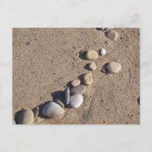 Briefkaart Zand en keibokken