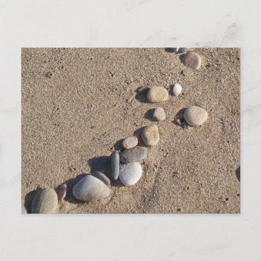 Briefkaart Zand en keibokken (Voorkant)