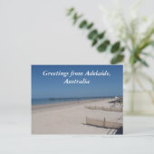 briefkaart zandstranden (Staand voorkant)