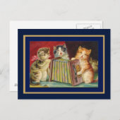 Briefkaart  Zangkatten (Voorkant / Achterkant)