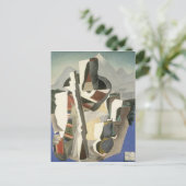 Briefkaart "Zapata-stijl Landscape" van Rivera (Staand voorkant)