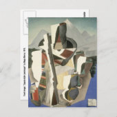 Briefkaart "Zapata-stijl Landscape" van Rivera (Voorkant / Achterkant)