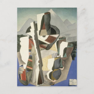 Briefkaart "Zapata-stijl Landscape" van Rivera