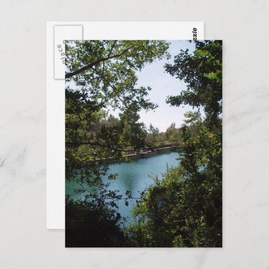 Briefkaart Zaros Lake (Voorkant / Achterkant)