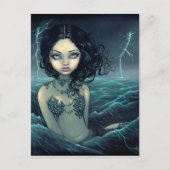 briefkaart "Zee Storm" (Voorkant)