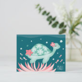 briefkaart "Zee Turtle Maui" (Staand voorkant)