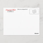 Briefkaart: Zeemeeuw #1 Briefkaart (Achterkant)