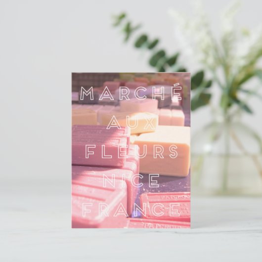 Briefkaart zeep (Staand voorkant)