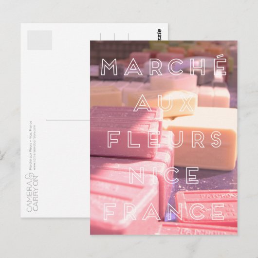 Briefkaart zeep (Voorkant / Achterkant)