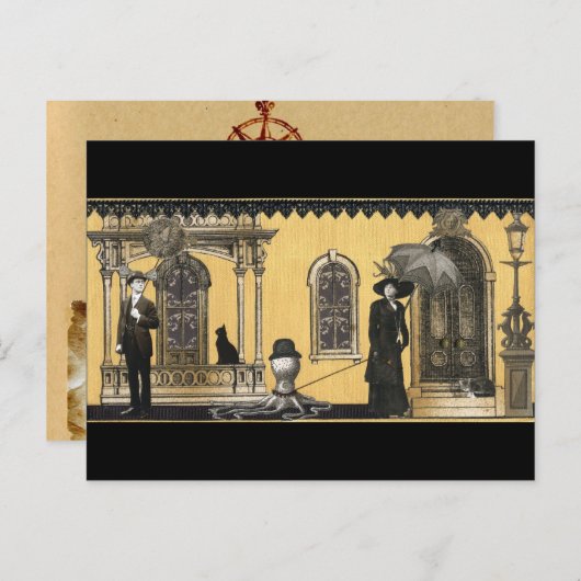 Briefkaart zeewier (Voorkant / Achterkant)