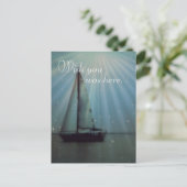 Briefkaart/zeilboot Briefkaart (Staand voorkant)