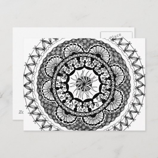 Briefkaart Zendala "Ona" (Voorkant / Achterkant)