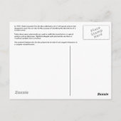 Briefkaart: Zernike polynomial Z(8,4) witte rug Briefkaart (Achterkant)