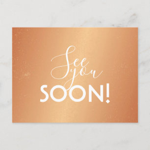 Briefkaart - Zie je binnenkort koper