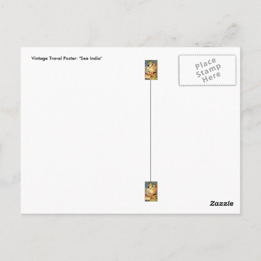 Briefkaart: Zie Nederland Briefkaart (Achterkant)