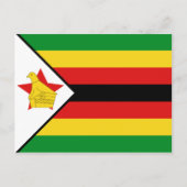 Briefkaart Zimbabwe vlag (Voorkant)