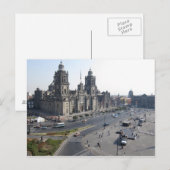 Briefkaart Zocalo Cathedraal, Mexico City (Voorkant / Achterkant)
