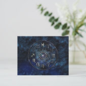 Briefkaart Zodiac Chart (Staand voorkant)