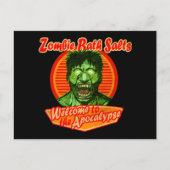 Briefkaart Zombie (Voorkant)