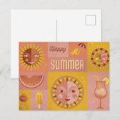 Briefkaart zomer (Voorkant / Achterkant)