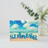 Briefkaart zomer (Staand voorkant)