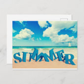 Briefkaart zomer (Voorkant / Achterkant)