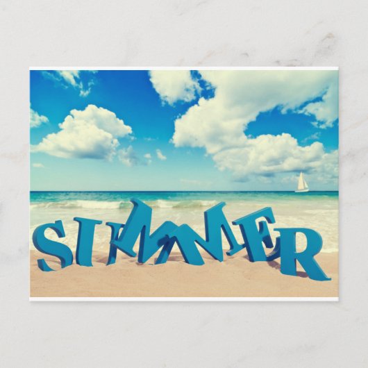 Briefkaart zomer (Voorkant)