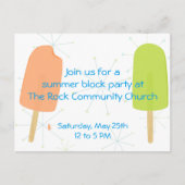 Briefkaart zomerbehandelingen, bevroren (Voorkant)