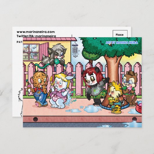 Briefkaart zomerdag (Voorkant / Achterkant)