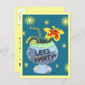 Briefkaart zomerpartij (Voorkant / Achterkant)
