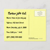 Briefkaart zomerpartij (Achterkant)