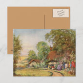 Briefkaart zomertijd (Voorkant / Achterkant)