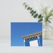 Briefkaart zomertijd (Staand voorkant)