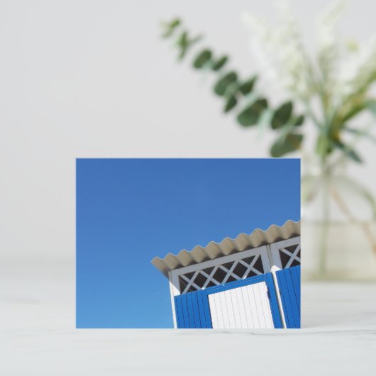 Briefkaart zomertijd (Staand voorkant)