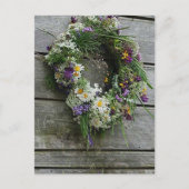 Briefkaart zomerzonsondergang (Voorkant)