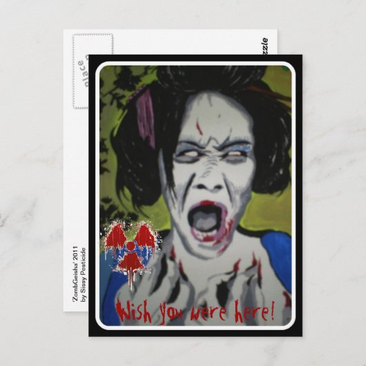briefkaart "ZomGeisha" (Voorkant / Achterkant)