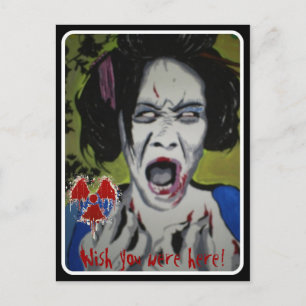 briefkaart "ZomGeisha"