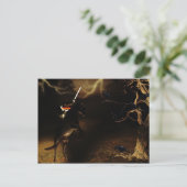 Briefkaart zonder kop halloween (Staand voorkant)