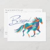 Briefkaart zonder paarden door Sherry Jarvis (Voorkant / Achterkant)