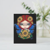 briefkaart "Zonnebloem" (Staand voorkant)