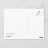 Briefkaart Zonnebloem met cartoon effect Geel (Achterkant)