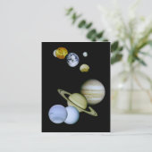 Briefkaart zonnestelsel - Astronomie Science gift (Staand voorkant)