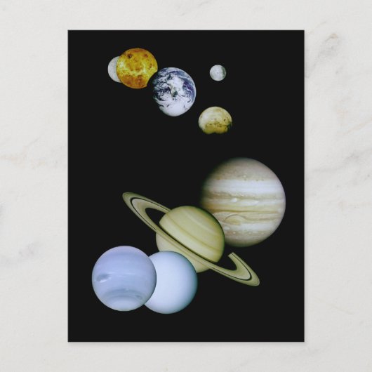 Briefkaart zonnestelsel - Astronomie Science gift (Voorkant)