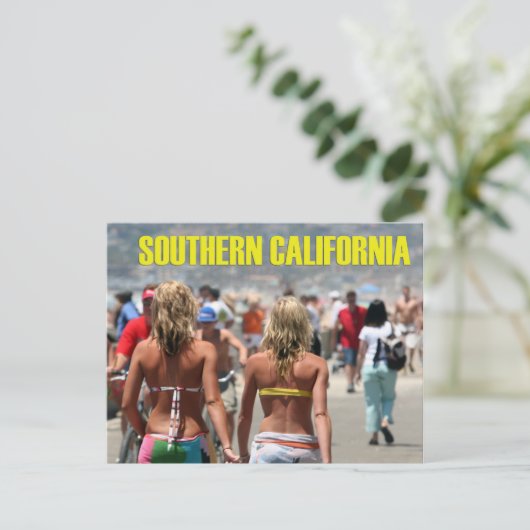 Briefkaart Zuid-Californië (Staand voorkant)