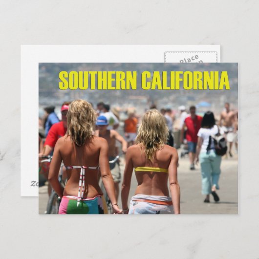 Briefkaart Zuid-Californië (Voorkant / Achterkant)
