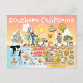 Briefkaart Zuid-Californië (Voorkant)