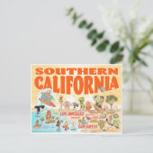 Briefkaart Zuid-Californië (Staand voorkant)