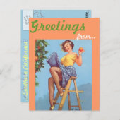 Briefkaart Zuid-Californische Groeten (Voorkant / Achterkant)