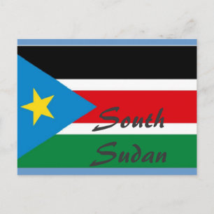 Briefkaart Zuid-Sudan