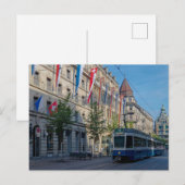 Briefkaart Zurich Tram (Voorkant / Achterkant)